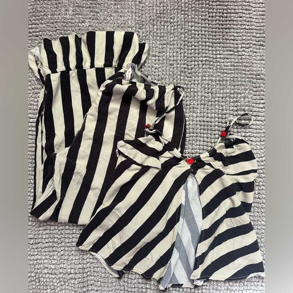 Urban Outfitters Wild Lovers Striped Lounge Set